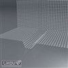LIKOV Profil bosážní tkaninový LBP-U2 roh vnitřní drážka 30/17mm, profil 240/100/100mm